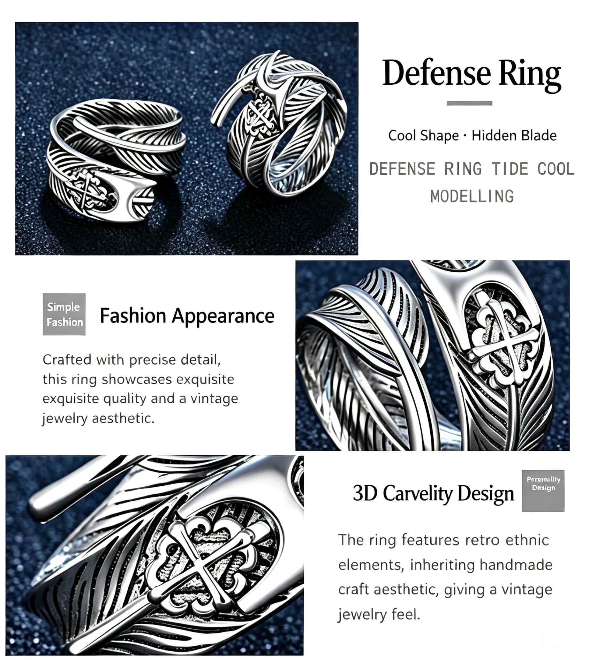 Defense Ring — Feather Blade