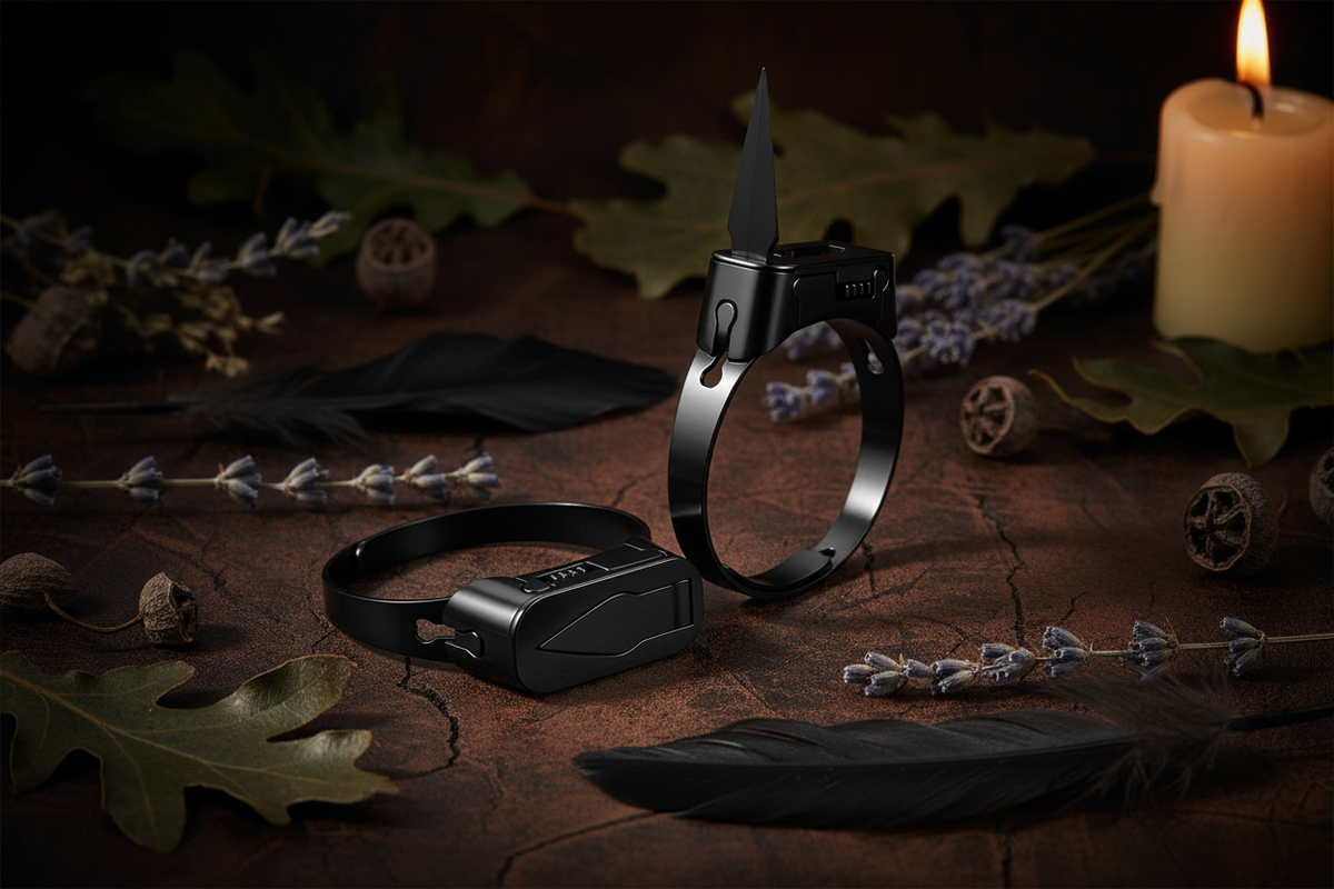 Guardian Ring Black — Dark Academia